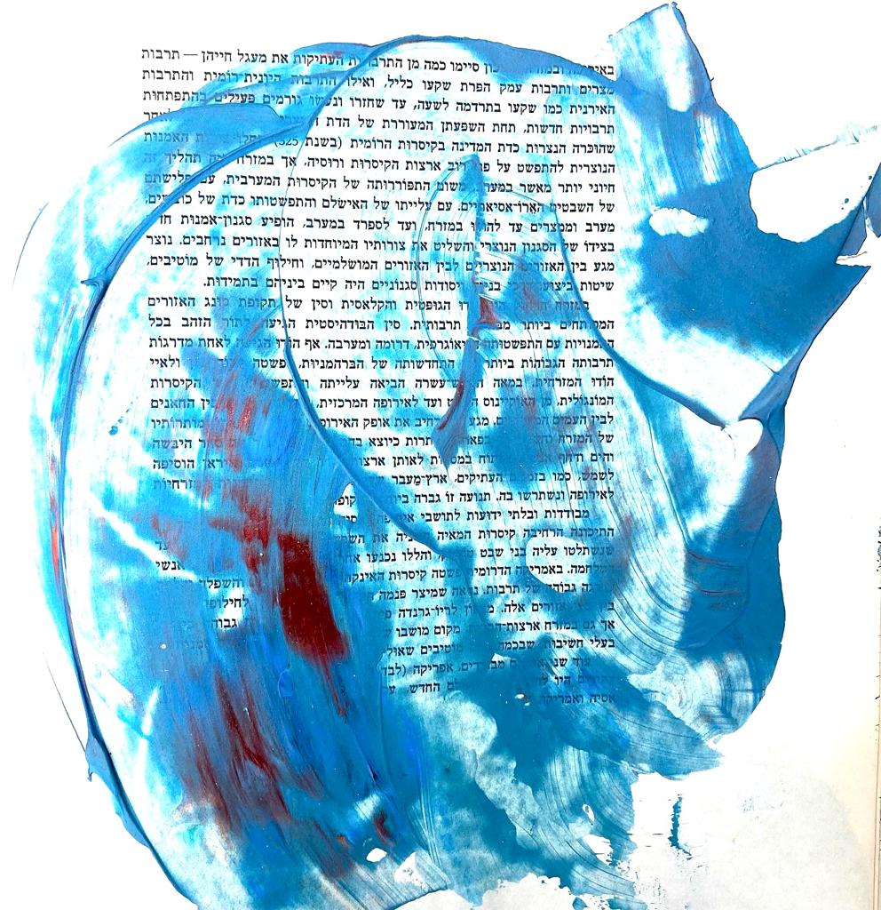 Recycling books editing on paper, canvas or plexiglass 20181924